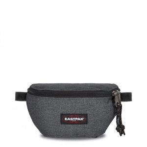 Eastpak SPRINGER, Kleine Umhängetasche, Black Denim (grau), 2L, Bauchtasche