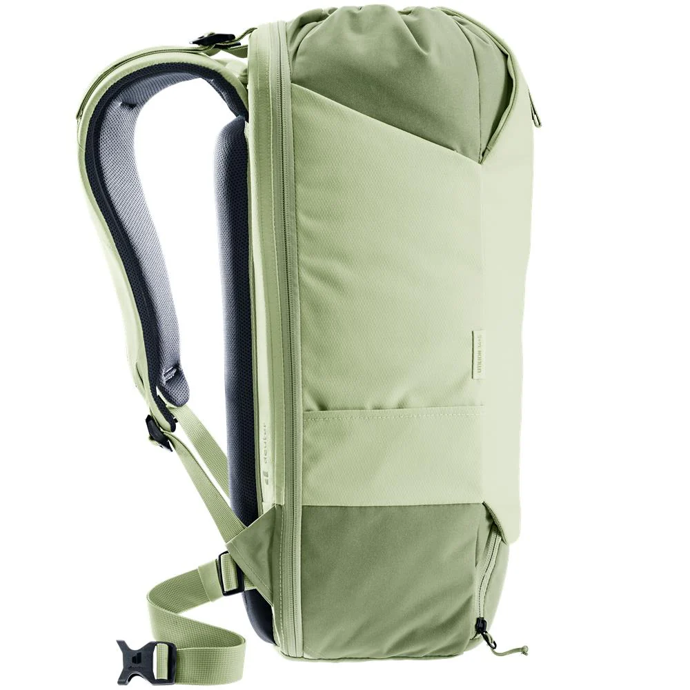 deuter Utilion 34+5, Rucksack, mineral-grove (grün), 39L, mit Flaschenhalter und Laptopfach – Bild 4