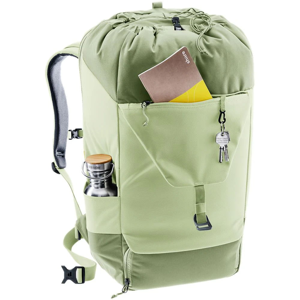 deuter Utilion 34+5, Rucksack, mineral-grove (grün), 39L, mit Flaschenhalter und Laptopfach – Bild 7