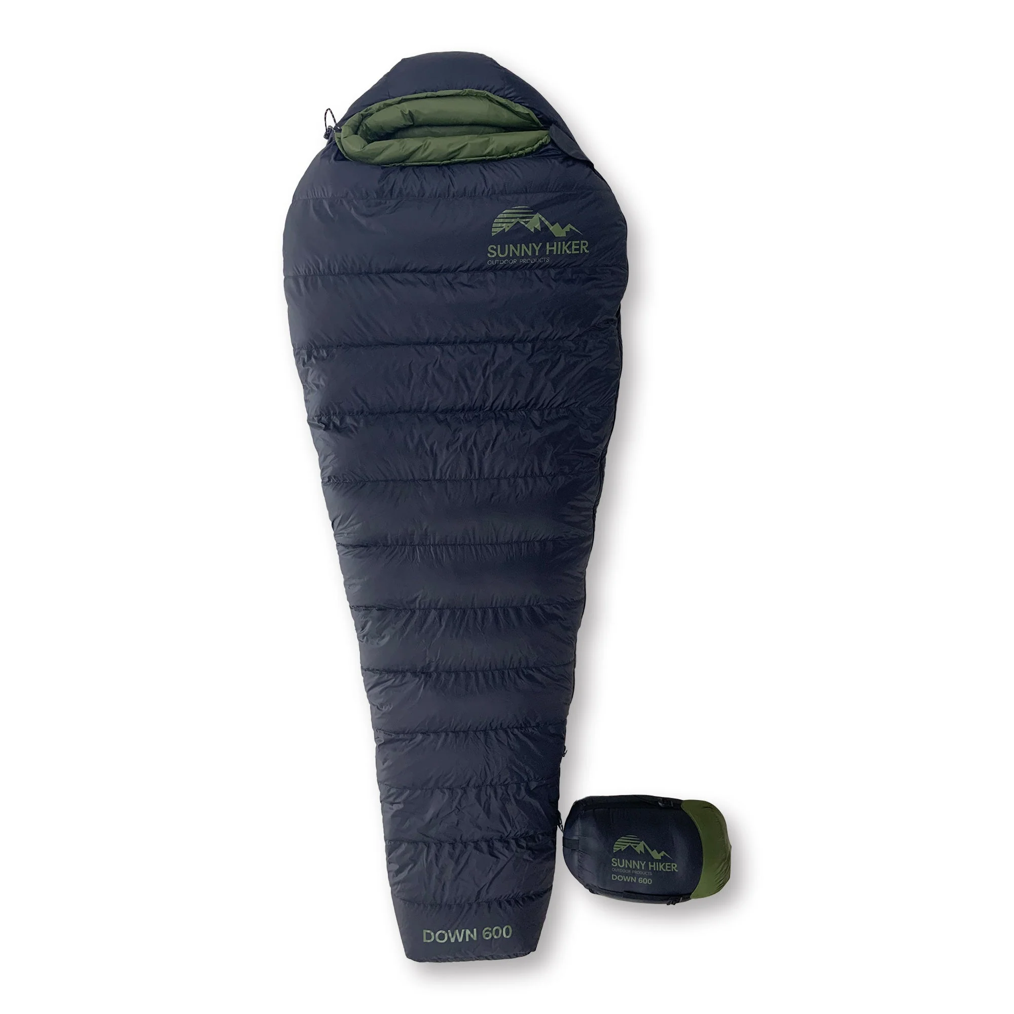 Sunny Hiker - Down 600 Daunenschlafsack (-2°C) // Schwarz