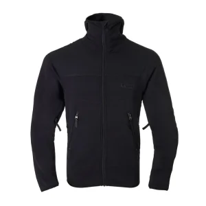 Warmpeace - Sneaker Powerstretch-Fleecejacke // Schwarz