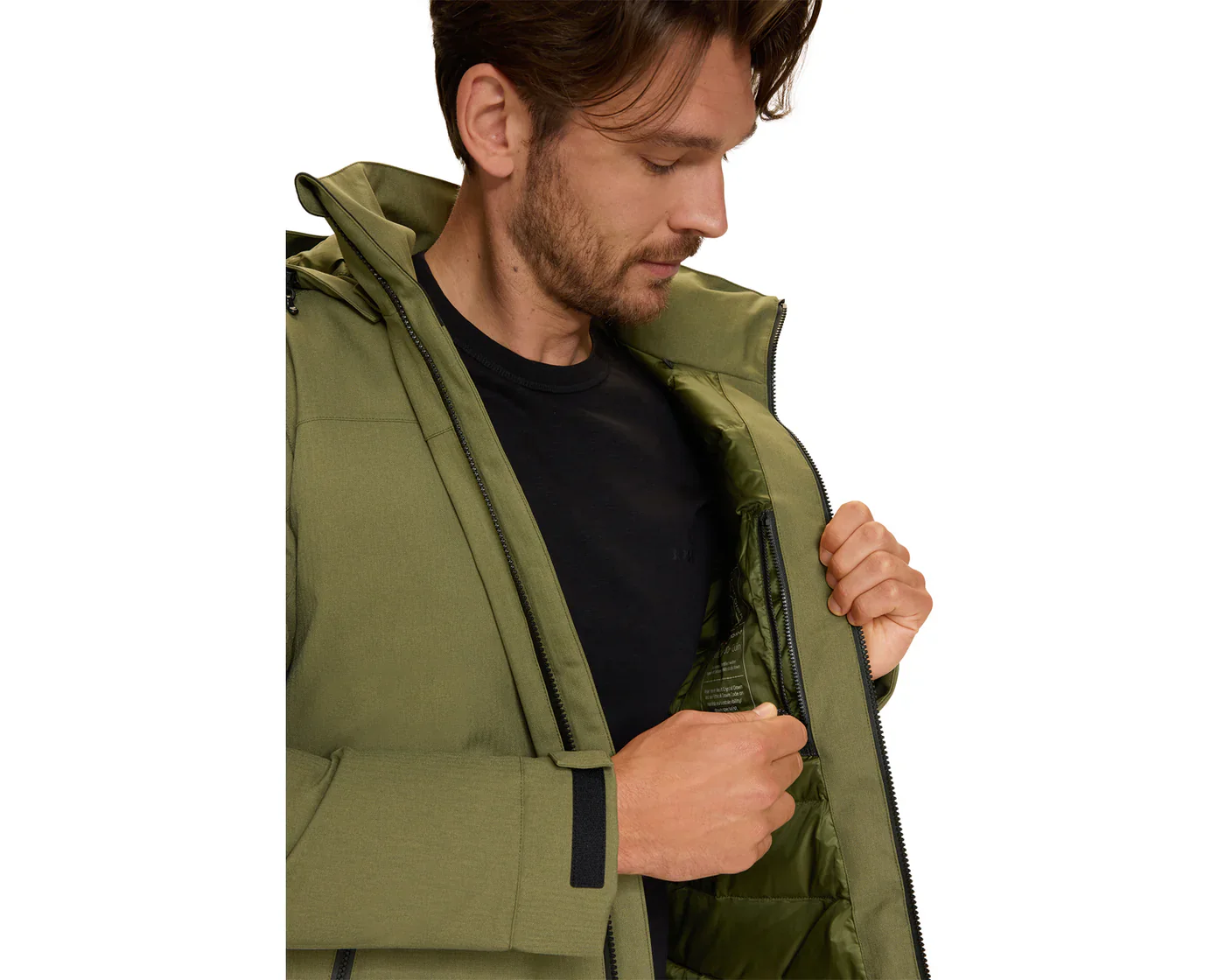 Marton Hardshell Daunen Jacke Herren – Bild 7