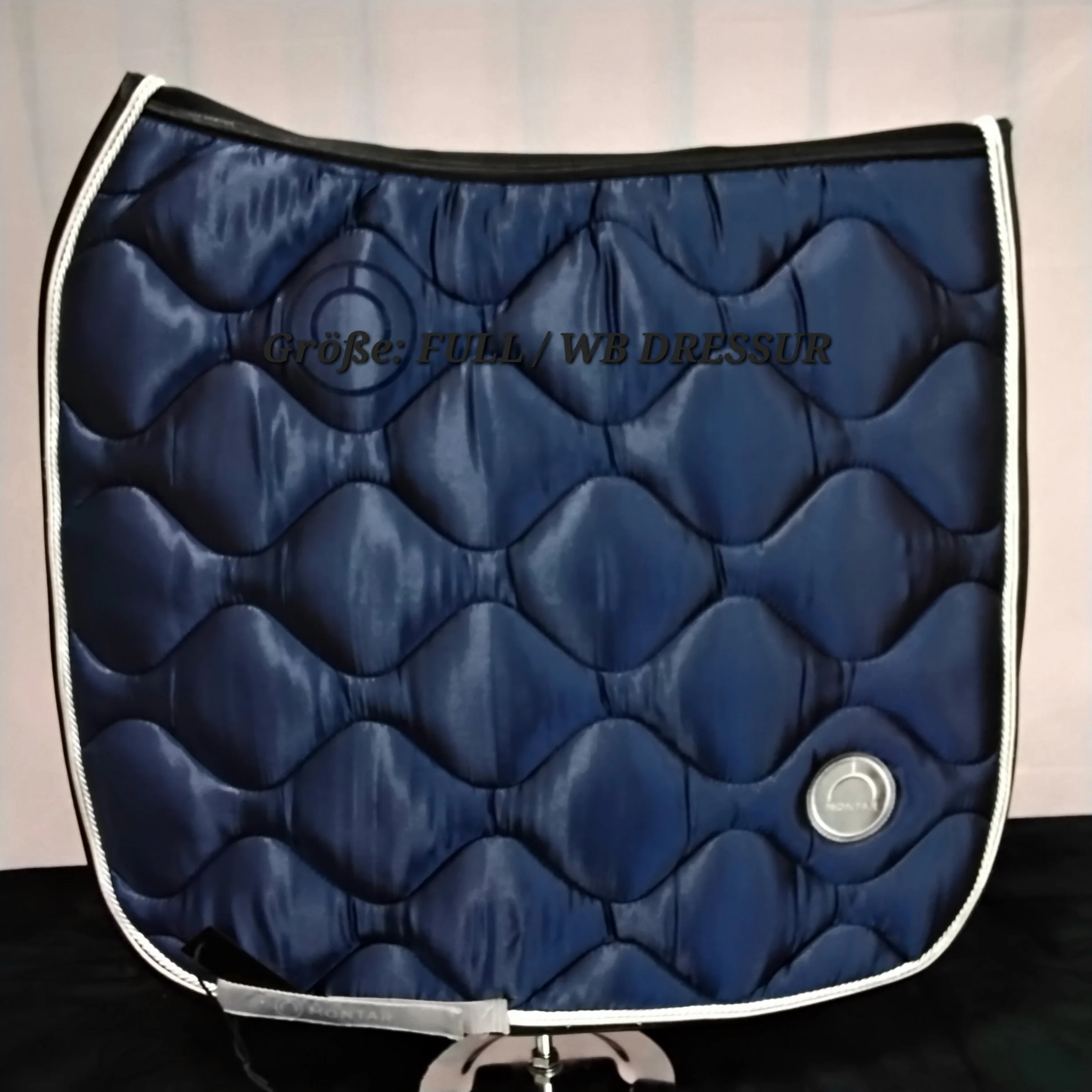 MONTAR DLux Saddle Pad Navy Dressage & Jump – Bild 2