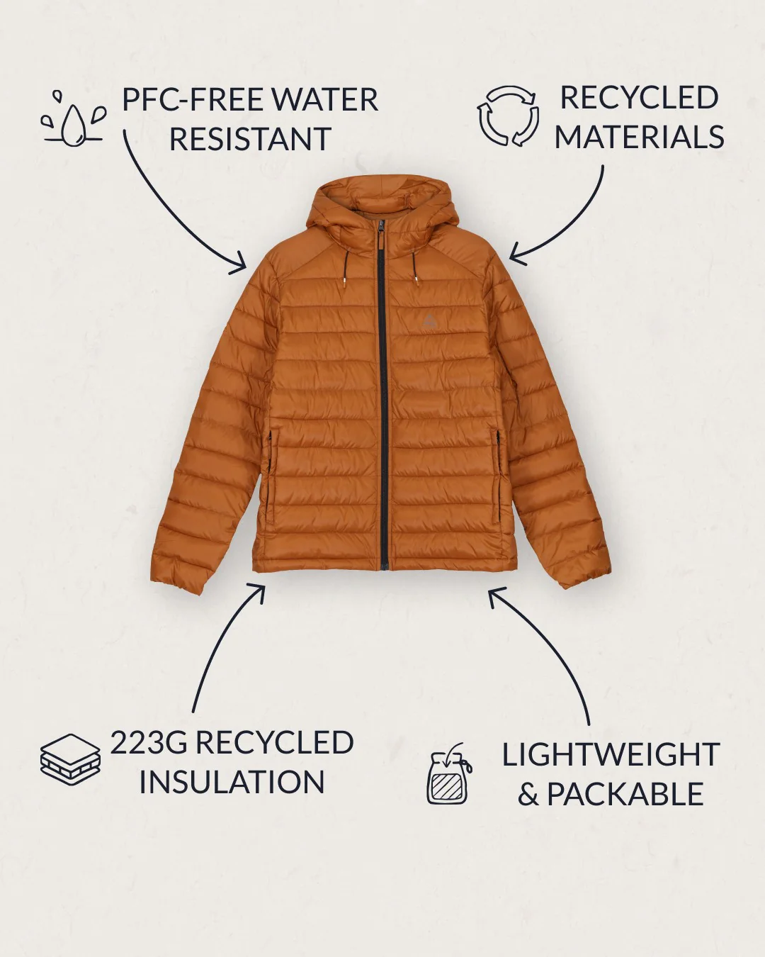 Roamer 2.0 isolierte Jacke - Glasierter Ingwer – Bild 4