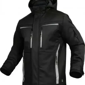 Leibwächter Winter Arbeitsjacke Softshell FLEX LINE schwarz