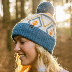 Ember Bommelmütze - Graumeliert