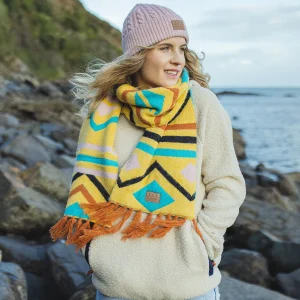 Cabin Schal - Ockergelb