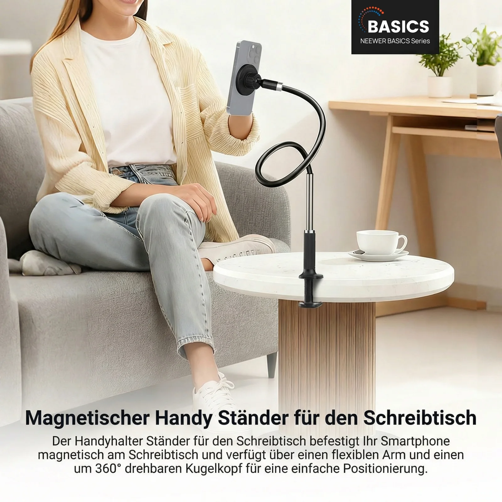 NEEWER BASICS PA151 magnetischer Handyhalterung – Bild 3