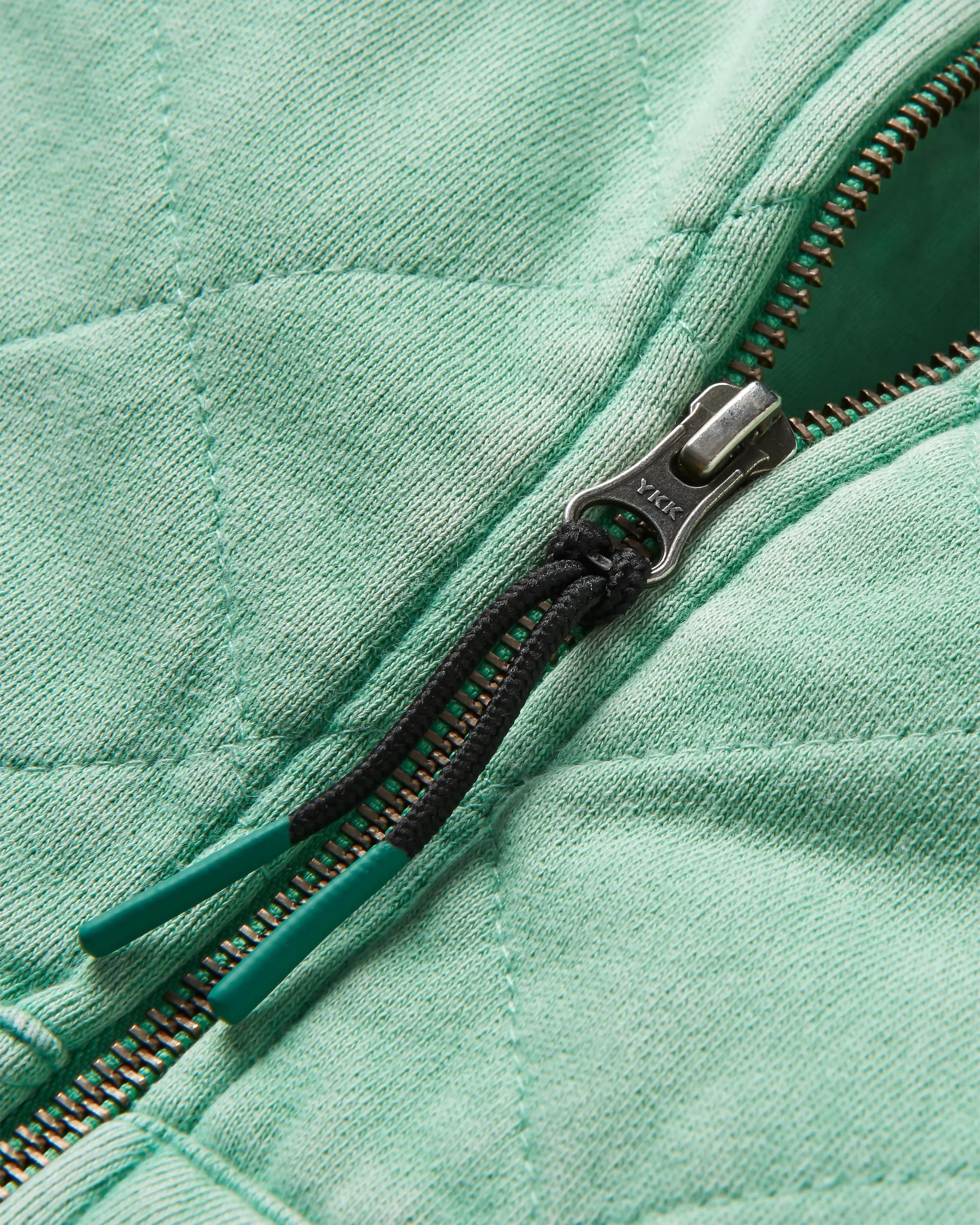 Clementine Gesteppte Reißverschlussjacke - Grüne Fichte – Bild 7