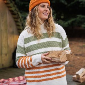 Ramble Strickpullover - Cremefarben