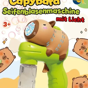 Capybara Seifenblasenmaschine – Leuchtendes Bubble-Spielzeug