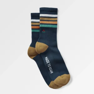 Bio Crew-Socken mittelschwer - Marine
