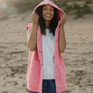 Clementine Gestepptes Top - Muschelrosa