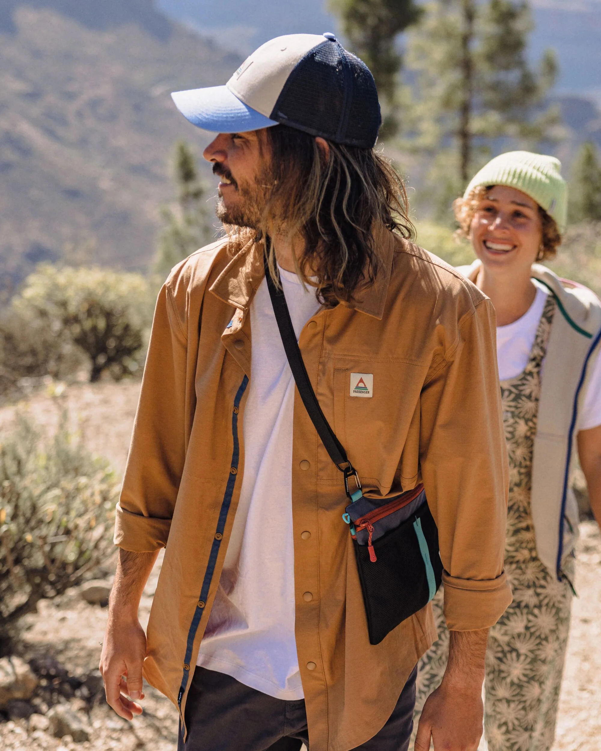 Traveller Stretchhemd - Kokosnuss – Bild 4