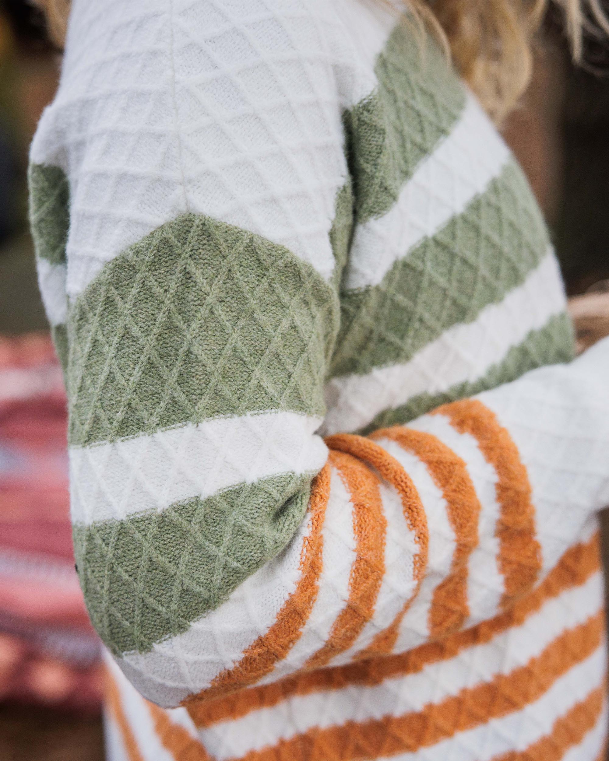 Ramble Strickpullover - Cremefarben – Bild 4