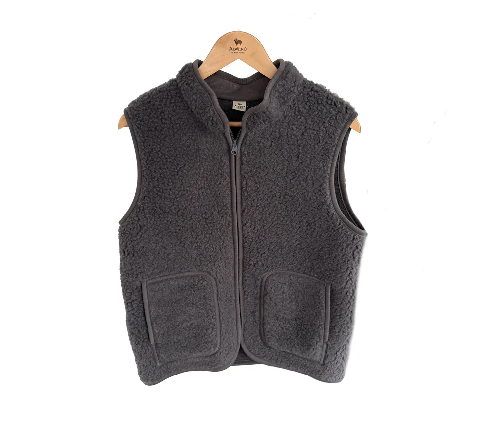 ALWERO - Bodywarmer RUDI Adult – ultraleicht & 100 % Bio-Wolle – Bild 4