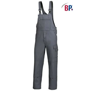 BP® Basic-Latzhose m. Kniepolstertasche 1482 dunkelgrau regular fit Berufshose