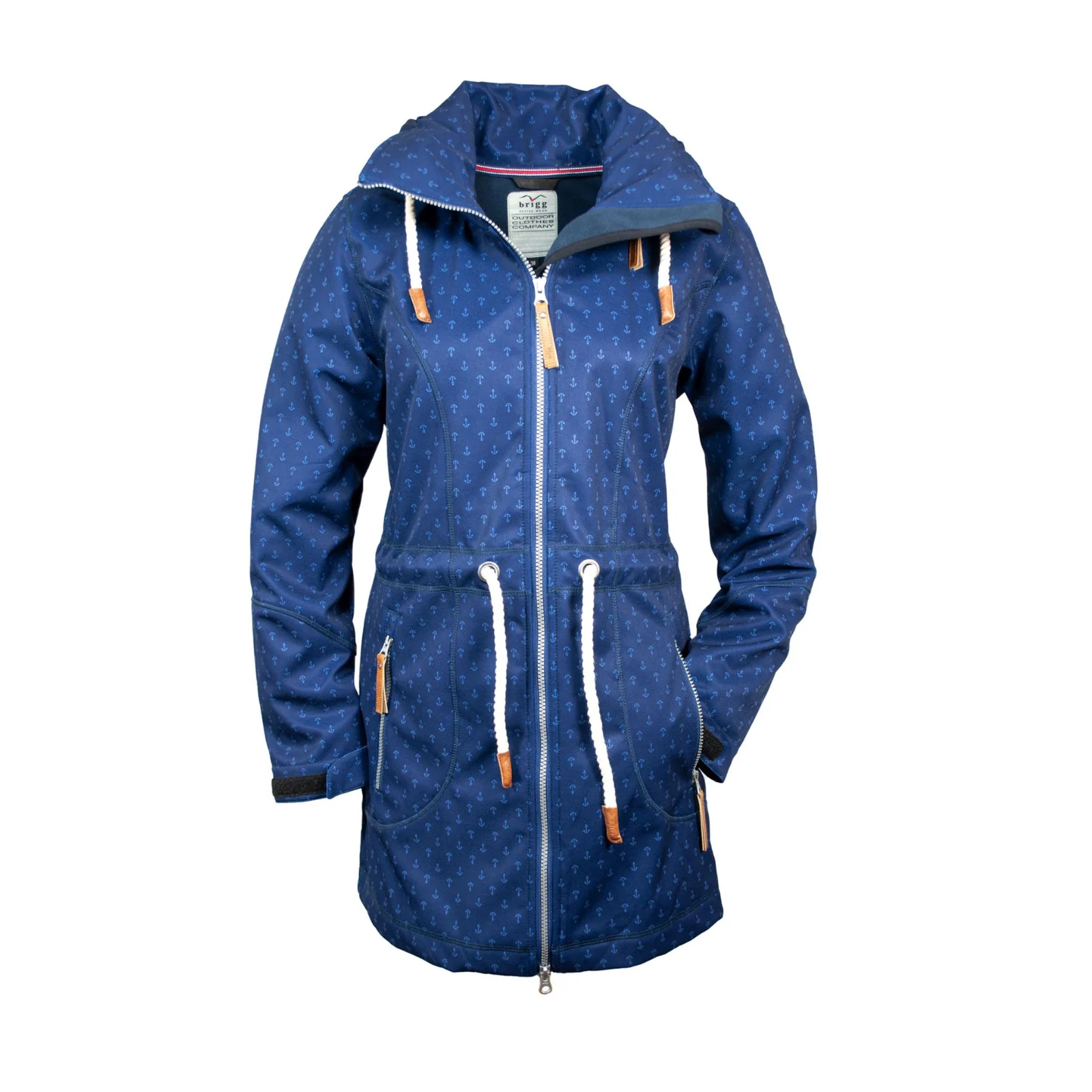 BRIGG Damen Softshellmantel STINE navy Wintermantel Mantel – Bild 2