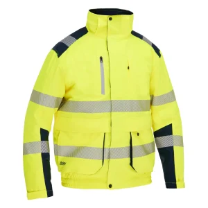 Bisley® HI VIS Jacke ERIC 276520 gelb/schwarz Warnschutzjacke
