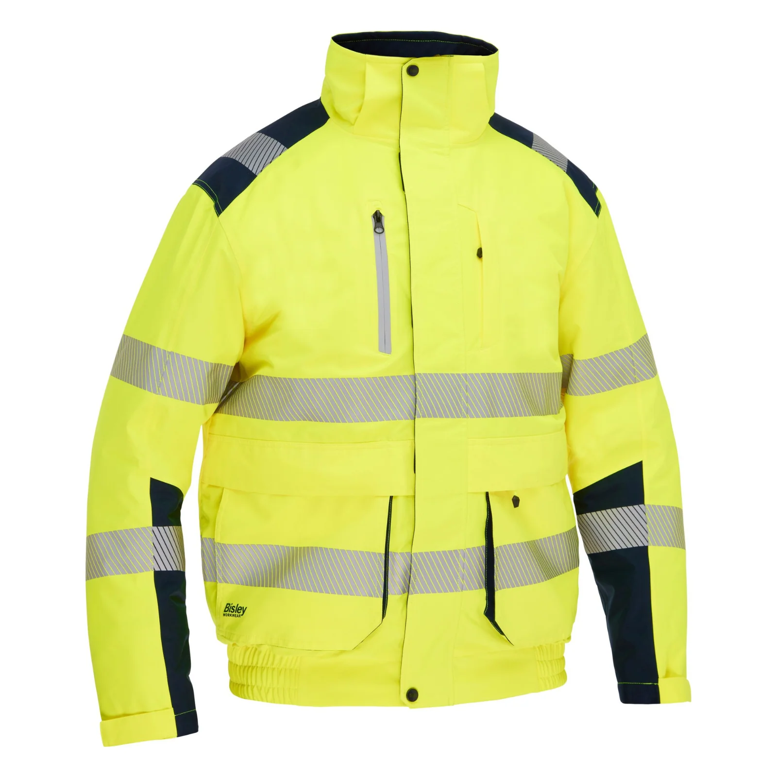 Bisley® HI VIS Jacke ERIC 276520 gelb/schwarz Warnschutzjacke