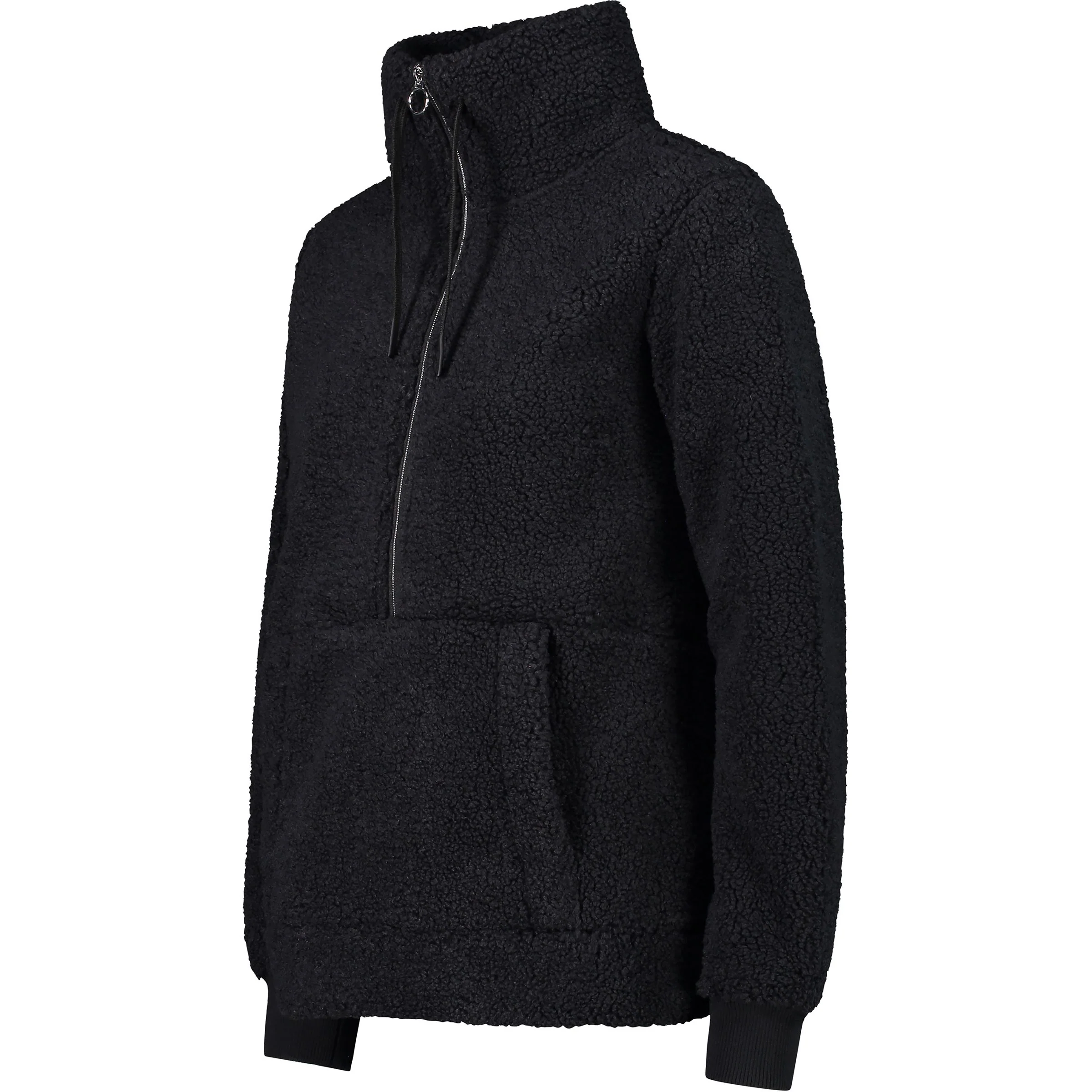 CMP Damen Fleece Woman Sweat HighLoft 32P3806 nero Half Zip – Bild 3
