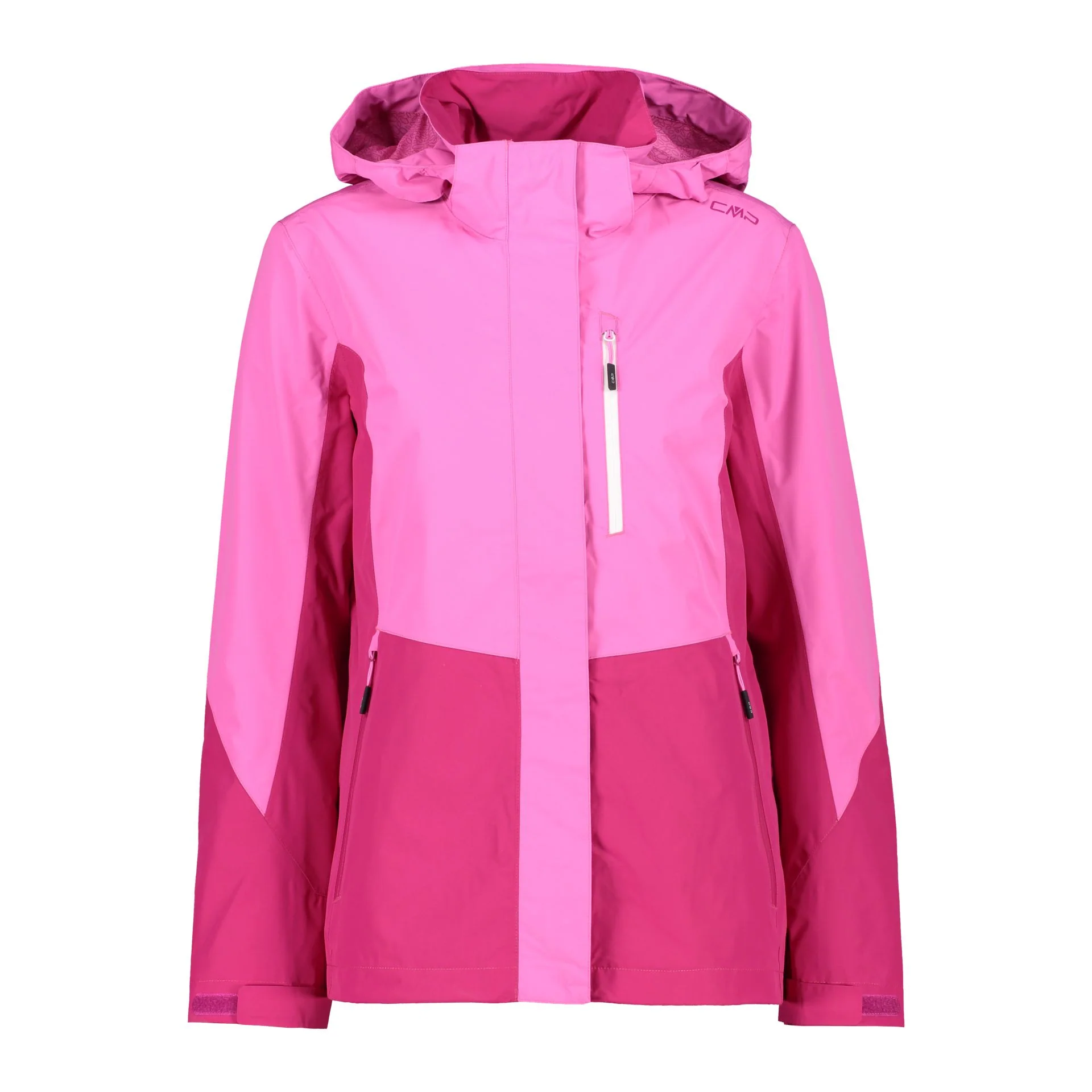 CMP Damen Regenjacke Zip Hood Jacke 31Z5386 malva – Bild 2