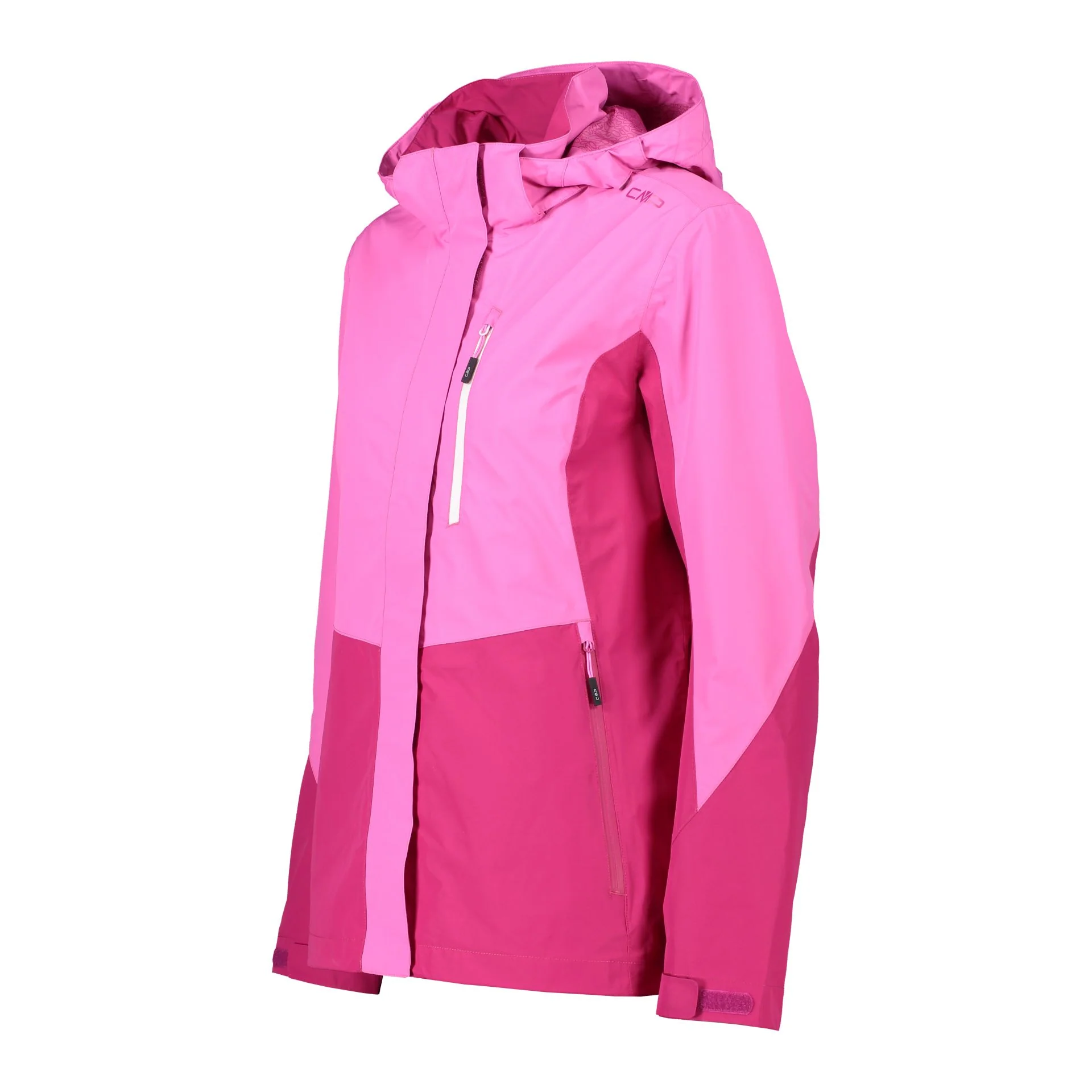 CMP Damen Regenjacke Zip Hood Jacke 31Z5386 malva – Bild 3