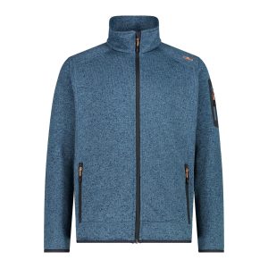 CMP Herren Fleecejacke KnitTech® meliert 3H60747N  hydro-bluesteel