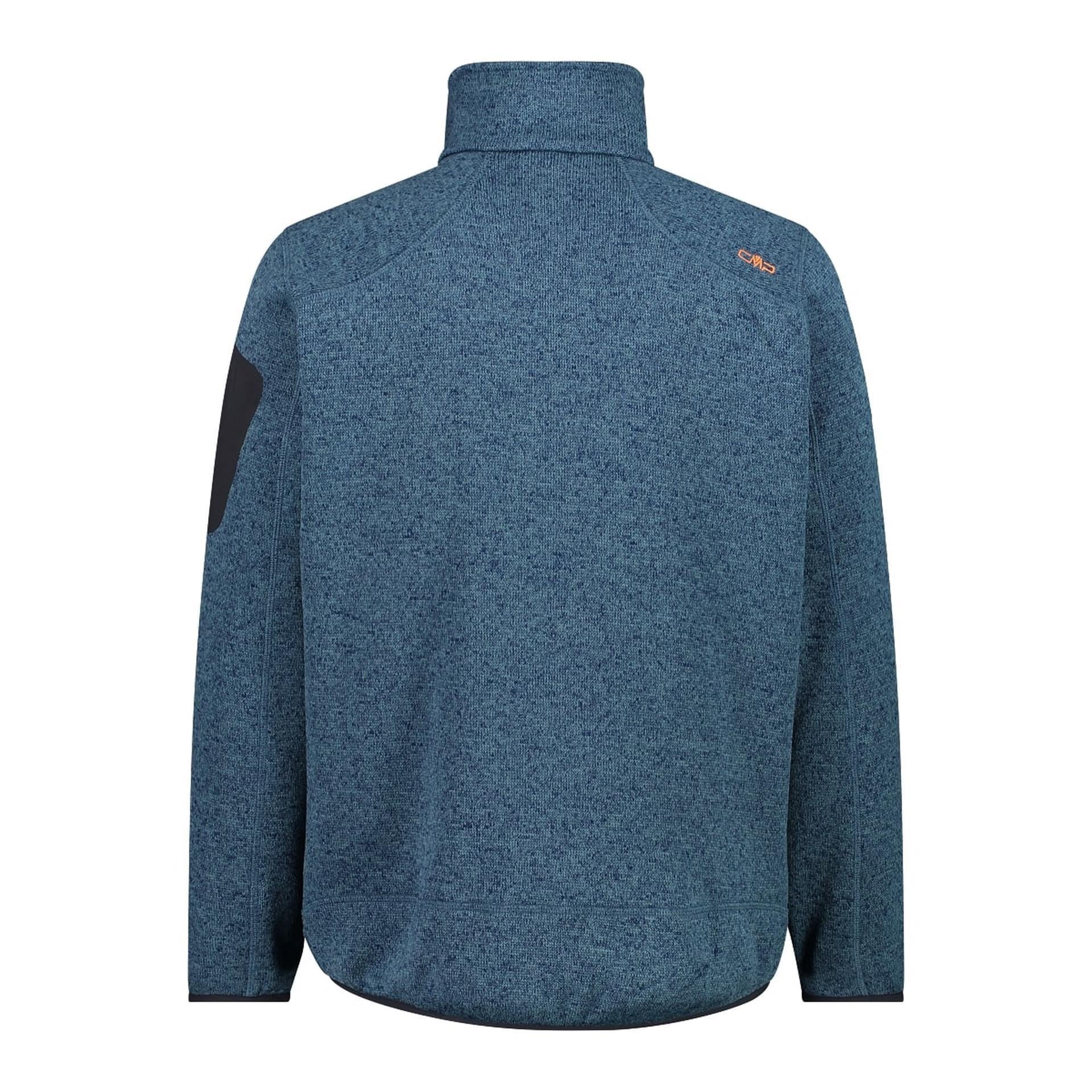 CMP Herren Fleecejacke KnitTech® meliert 3H60747N hydro-bluesteel – Bild 4