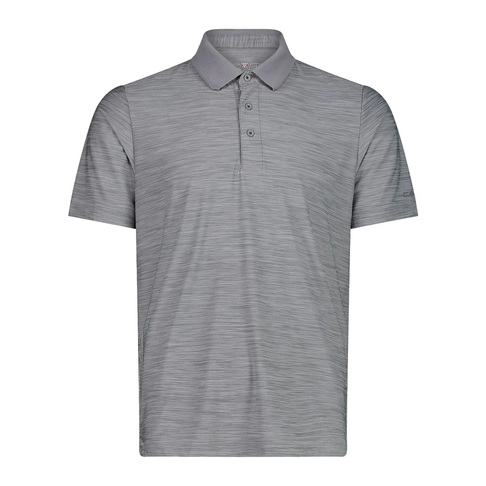 CMP Herren Funktions-Poloshirt Melange Man Polo 39T5817 grafite melange