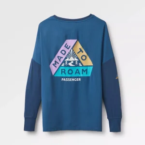 Lotus Aktives Langarm-Top - Dunkler Denim