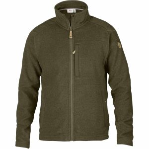 Fjällräven Buck Fleece 81328 dark oliv Fleecejacke Outdoorjacke Jagdjacke Jacke