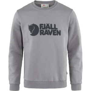 Fjällräven Logo Sweater Sweatshirt  84142  flint grey Herren Pullover Sweater Shirt