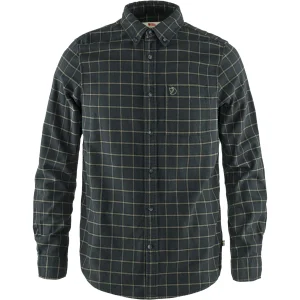 Fjällräven Övik Flannel Shirt  82979 dark grey Herrenhemd Outdoorhemd Hemd