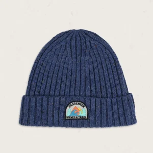 Katira Rippenstrickmütze - Blaue Koralle