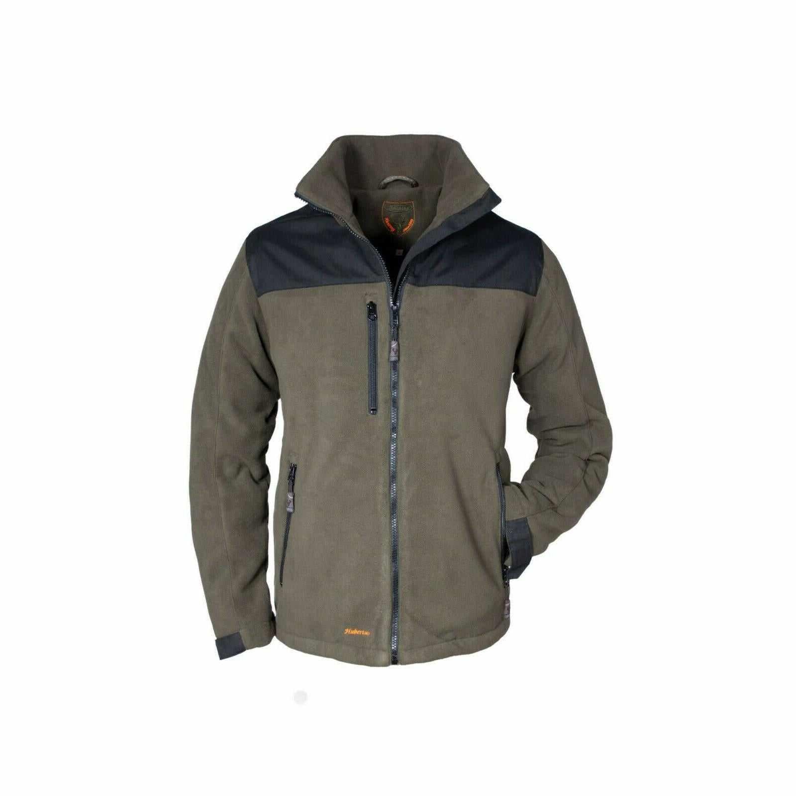 HUBERTUS Blouson WINDBLOCKER Fleecejacke oliv/braun Jagdjacke Outdoorjacke Jacke – Bild 2