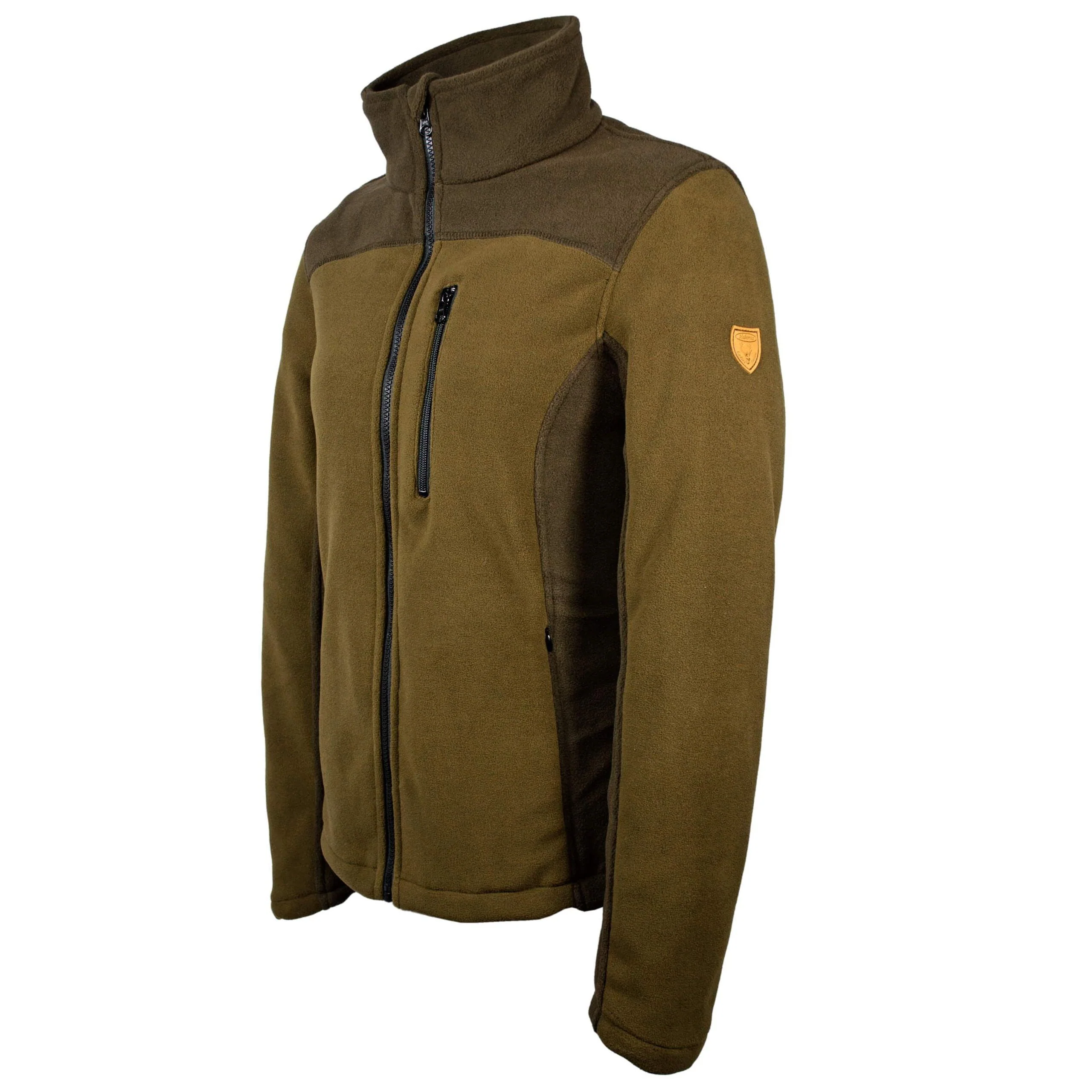 HUBERTUS Damen Fleecejacke EIFEL zweifarbig oliv/braun Jacke Jagdjacke Damenjacke – Bild 5