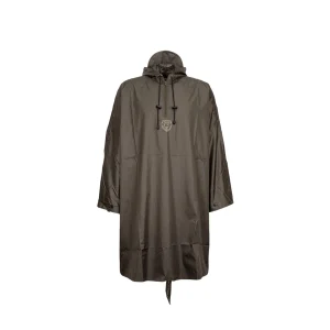 HUBERTUS Regenponcho oliv Drückjagd Poncho Nässeschutz