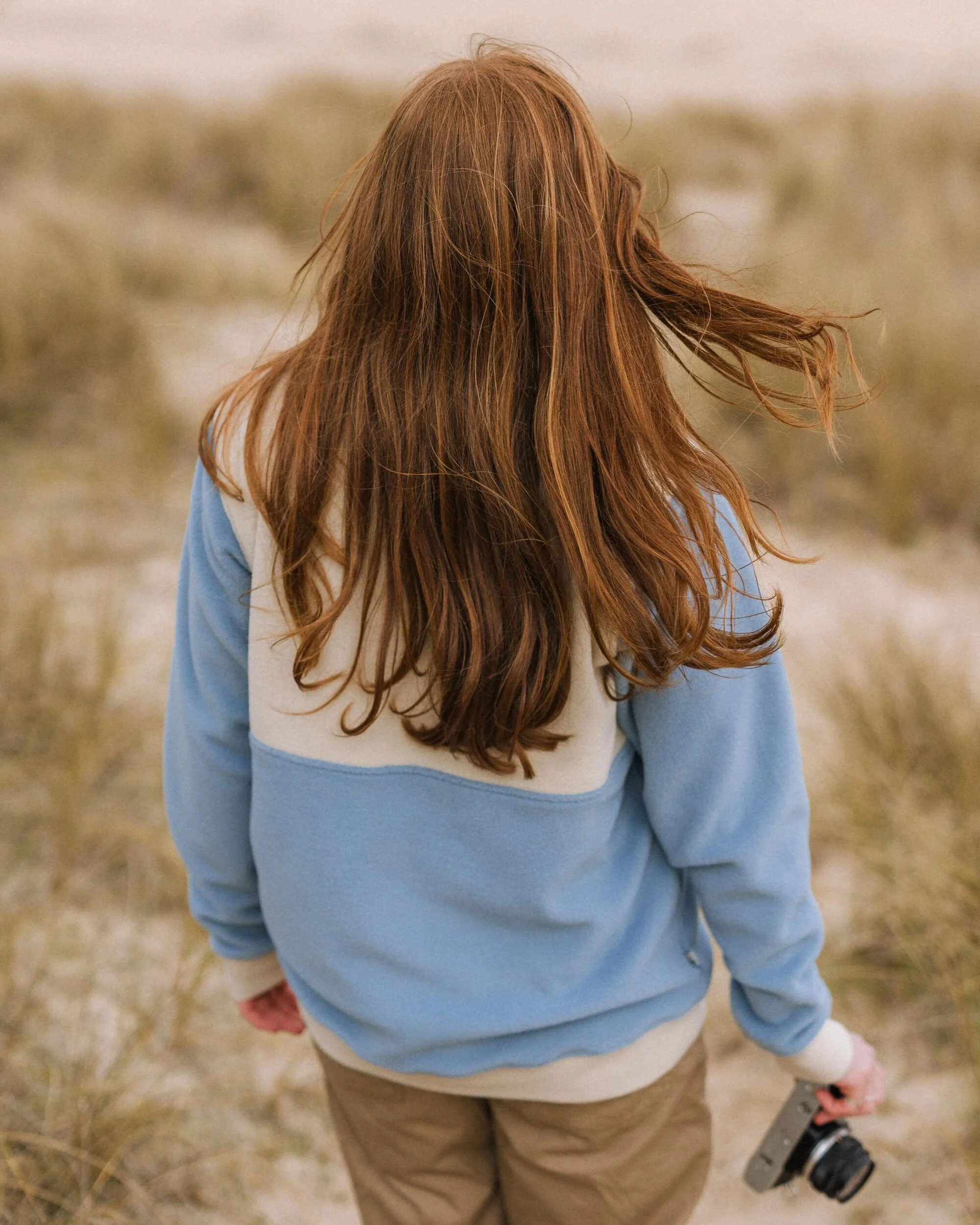 Caspian Polar-Fleece - Verblasstes Denim – Bild 6