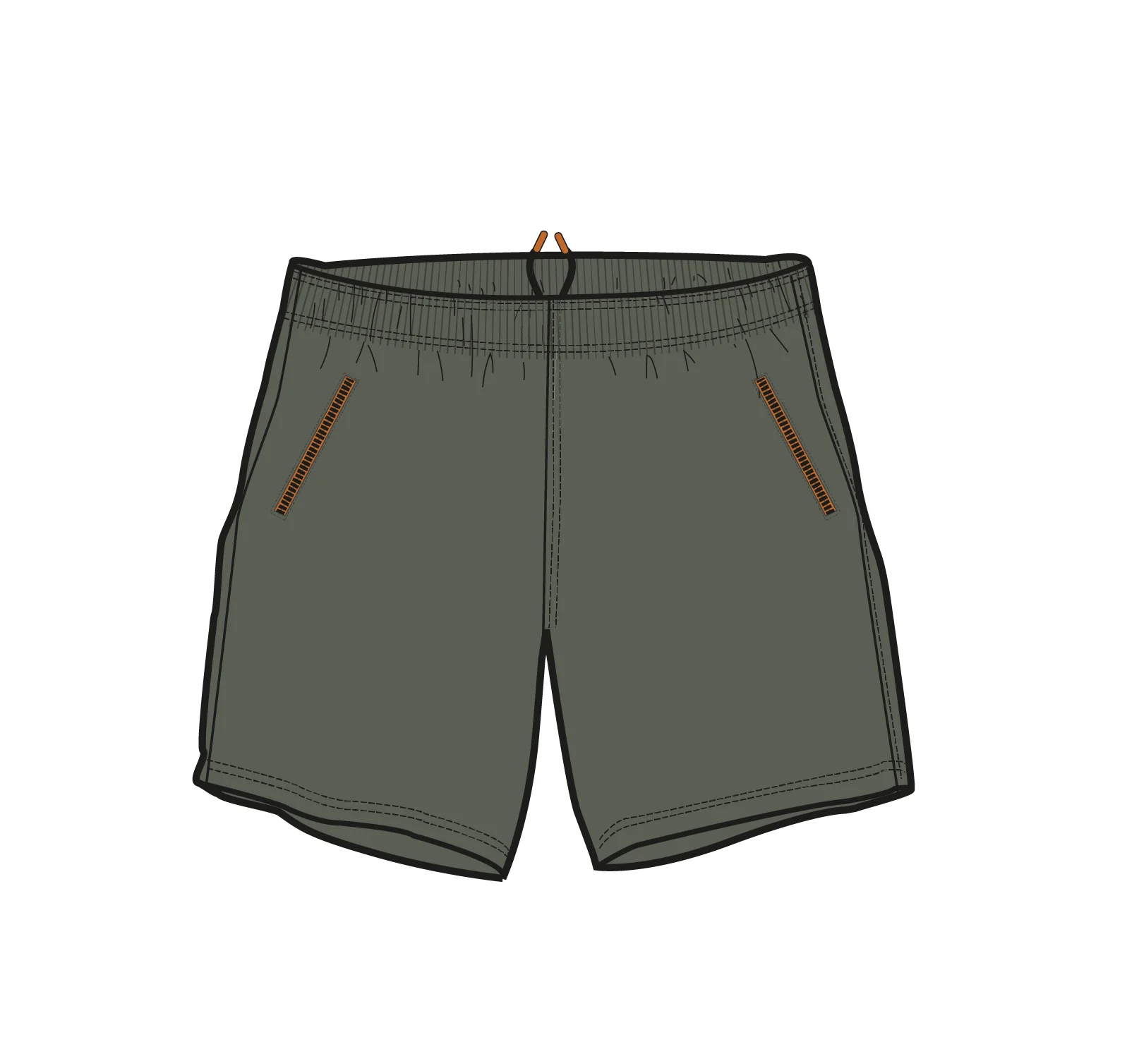 Flaris Longer Line Short - Staubiges Oliv – Bild 7