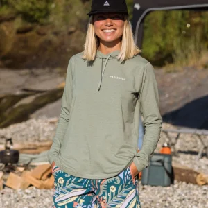 Roamscreen UPF50 Drirelease® Damen Hoodie - Pistazie