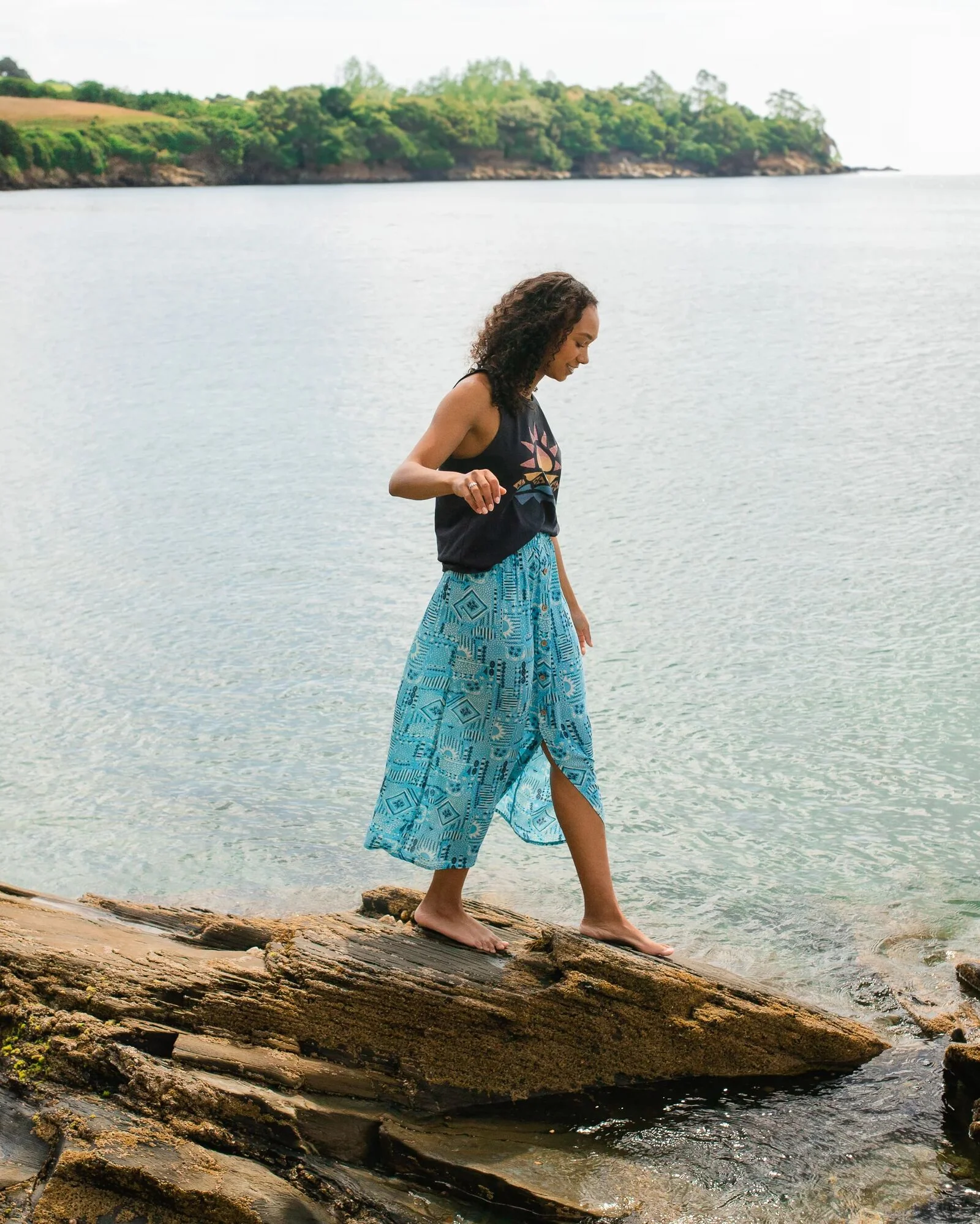 Hannah Rock - Vintage Patchwork Blau Pool – Bild 6