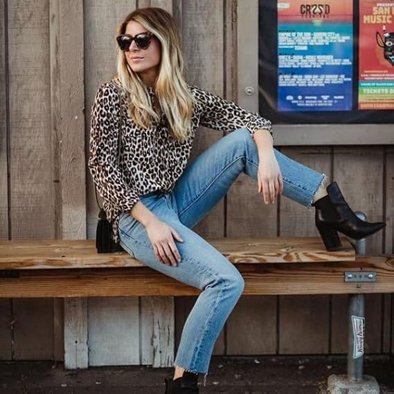 Leoprint Bluse - Trendiges Blusenshirt – Bild 4