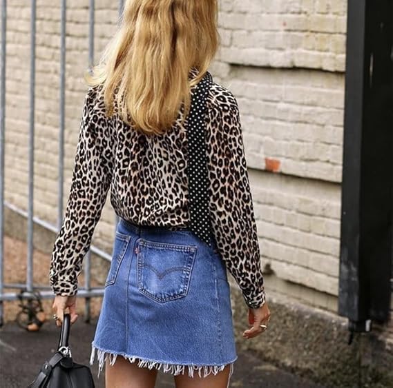 Leoprint Bluse - Trendiges Blusenshirt – Bild 9