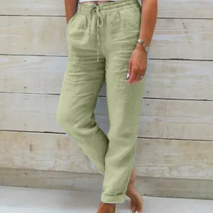 Damen Leinenhose: Elegant & bequem