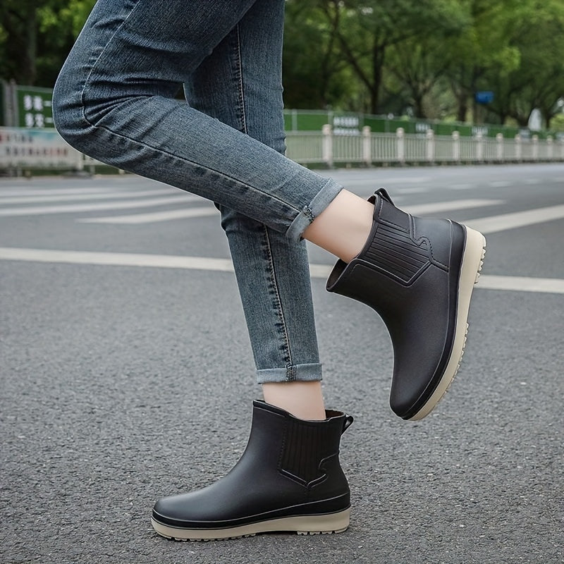 Wasserdichte Regenstiefel mit rutschfester Sohle – Bild 5