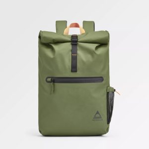 Crossing Roll Top Rucksack - Echtes Schwarz/ Khaki