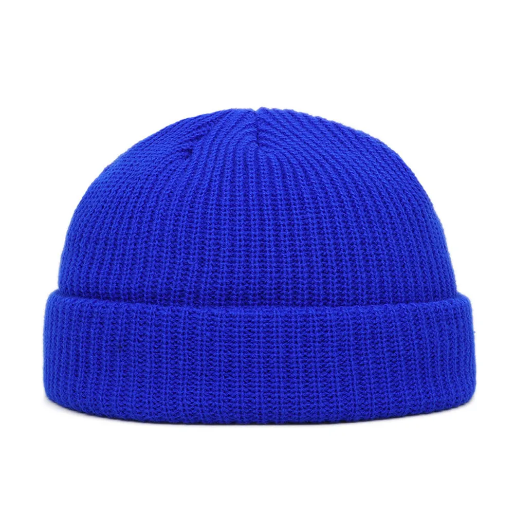 Winter Strickmütze – Kurze Hip Hop Cap | Unisex Elastische Wollmütze für Damen & Herren – Bild 5