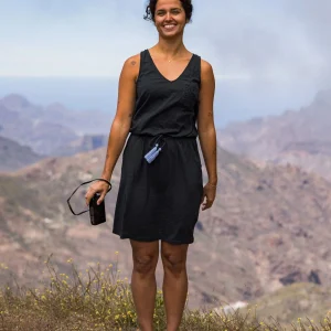 Rivergate Baumwollkleid - Schwarz