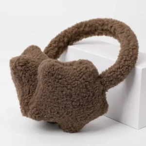 Stern Flauschige Ohrwärmer – Damen Einfarbige Plüsch Ohrenschützer | Süße Warme Ohrstöpsel Kälteschutz Radfahren Accessoires